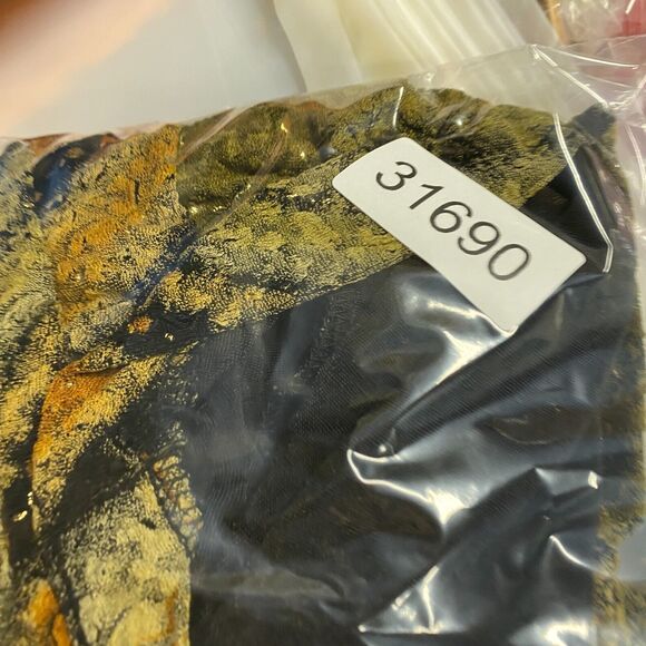 Petite Focus Blazer Women 14P Petite Green Striped Collared Open Front Casual - Picture 7 of 7